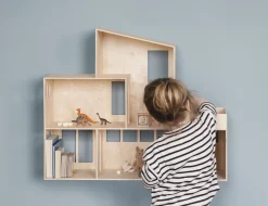 Cheap Etagere Funkis House Large/ Maison De Poupees - L 66 X H 55 X Prof. 20 Cm - Unisexe Mobilier Kids