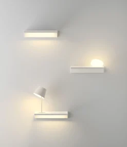 Flash Sale Etagere Lumineuse Suite Metal/  L 32 Cm / Branchement Mural - Unisexe Mobilier Lumineux