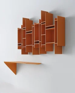 Best Etagere Mamba Light Bois/ Bureau Suspendu - Angle Gauche - L 134 X H 44 Cm - Unisexe Consoles