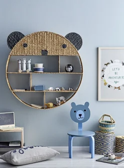 Best Etagere Panda Fibre Vegetale Beige Bois Naturel / O 91 Cm - Unisexe Mobilier Kids