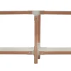 Shop Etagere Steelwood Metal Blanc Bois Naturel / H 54 Cm - Unisexe Meubles Tv