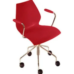 Fashion Fauteuil A Roulettes Maui Plastique- Unisexe Fauteuils De Bureau