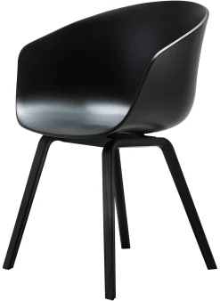 Online Fauteuil About A Chair Aac22 Plastique Bois / Chene Teinte - Unisexe Fauteuils De Bureau