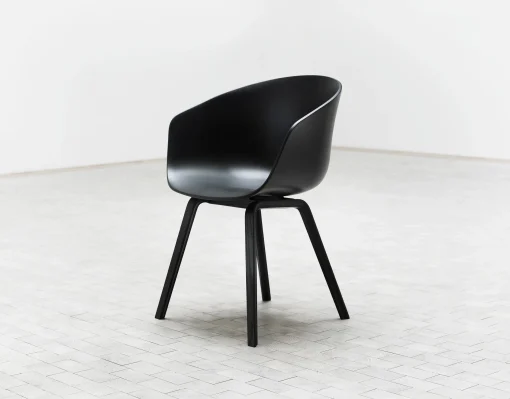 Online Fauteuil About A Chair Aac22 Plastique Bois / Chene Teinte - Unisexe Fauteuils De Bureau