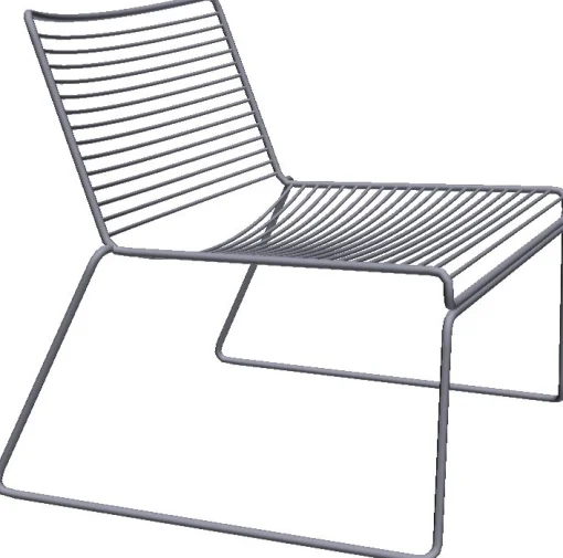 Hot Fauteuil Bas Hee Metal- Unisexe Fauteuils De Jardin