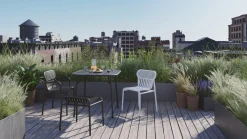 Flash Sale Fauteuil Bridge Week-End Metal Vert / Empilable - Aluminium - Unisexe Chaises De Jardin
