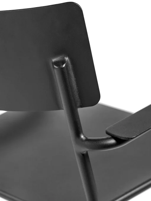 New Fauteuil Empilable August Metal/ Aluminium - Unisexe Chaises De Jardin