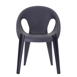 Fashion Fauteuil Empilable Bell Plastique Bleu / By Konstantin Grcic / Polypropylene Recycle - Eco-Concu - Unisexe Chaises De Jardin
