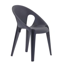 Fashion Fauteuil Empilable Bell Plastique Bleu / By Konstantin Grcic / Polypropylene Recycle - Eco-Concu - Unisexe Chaises De Jardin
