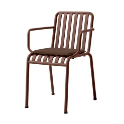 Fashion Fauteuil Empilable Palissade Metal Rouge / R & E Bouroullec - Unisexe Chaises De Jardin