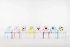 Cheap Fauteuil Enfant Lou Lou Ghost Plastique Multicolore Transparent / Dossier Décore - Unisexe Mobilier Kids