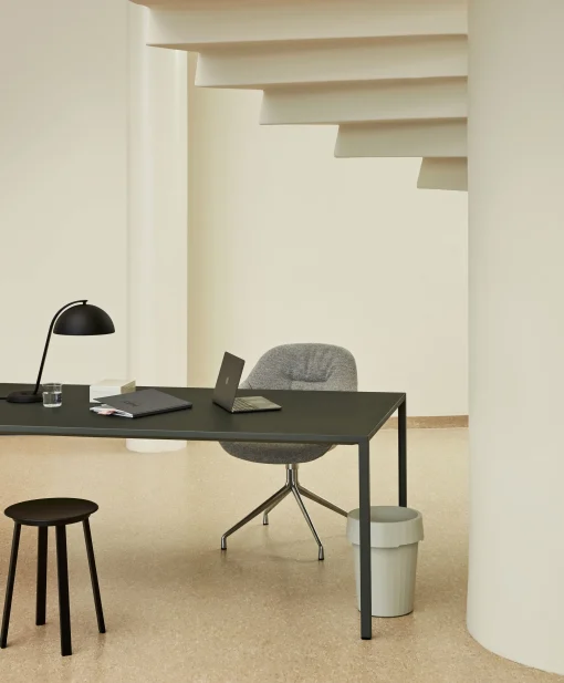 Best Fauteuil Pivotant About A Chair Aac121 Soft Tissu Gris / Dossier Haut - Tissu Integral Matelasse - Unisexe Fauteuils De Bureau