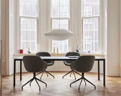 Cheap Fauteuil Pivotant About A Chair Aac121 Tissu Gris / Dossier Haut - Rembourre - Tissu Integral - Unisexe Fauteuils De Bureau