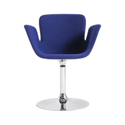 Cheap Fauteuil Pivotant Juli Soft Tissu Bleu - Unisexe Fauteuils De Bureau