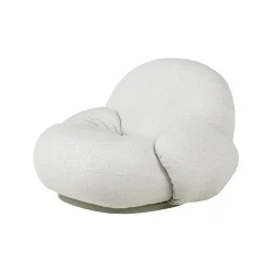 Cheap Fauteuil Pivotant Pacha Outdoor Tissu Blanc Beige / Avec Accoudoirs - Pierre Paulin, 1975 - Unisexe Fauteuils De Jardin