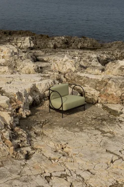 Online Fauteuil Rembourre Ariete Metal;Tissu Blanc - Unisexe Fauteuils De Jardin