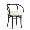 Best Sale Fauteuil Wiener Stuhl Tissu Blanc / Assise Mouton - Reedition 1904 - Unisexe Fauteuils De Bureau