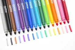 Sale Feutres  Plastiqueultra Lavables / Lot De 16 - Unisexe Bloc Notes Cahiers Et Stylos
