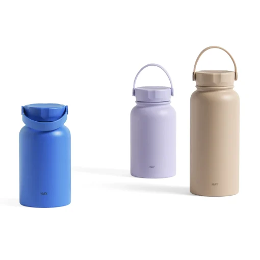 Shop Gourde Isotherme Mono Thermal Small Metal Violet / 0,6 L - Acier - Unisexe Gourdes Et Thermos