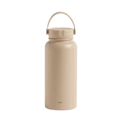 Sale Gourde Isotherme Mono Thermal Large Metal Marron Beige / 0,9 L - Acier - Unisexe Gourdes Et Thermos