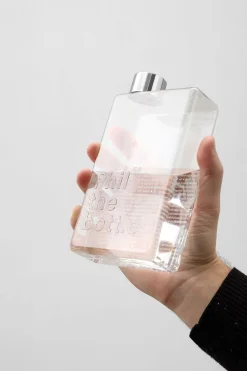 Best Sale Gourde Phil - Plastique Transparent / Bouteille Nomade Plastique Ecologique - 500 Ml - Unisexe Gourdes Et Thermos