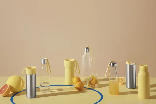 Cheap Gourde  Verre Jaune / Verre - 0,5L - Unisexe Gourdes Et Thermos