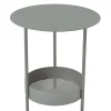 Store Gueridon Salsa Metal Gris / O 50 X H 50 Cm - Unisexe Dessertes D'extérieur