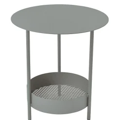 Store Gueridon Salsa Metal Gris / O 50 X H 50 Cm - Unisexe Dessertes D'extérieur