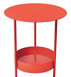 Fashion Gueridon Salsa Metal Rouge / O 50 X H 50 Cm - Unisexe Meubles De Rangement