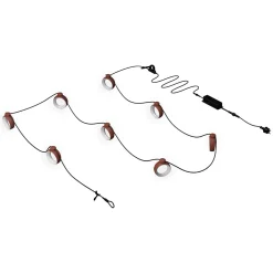 Fashion Guirlande Lumineuse Exterieur Hoop Led Plastique Rouge 12 Metres / Bluetooth - Unisexe Luminaires D'extérieur