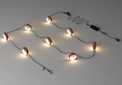 Fashion Guirlande Lumineuse Exterieur Hoop Led Plastique Rouge 12 Metres / Bluetooth - Unisexe Luminaires D'extérieur
