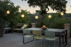Fashion Guirlande Lumineuse Exterieur Hoop Led Plastique Rouge 12 Metres / Bluetooth - Unisexe Luminaires D'extérieur