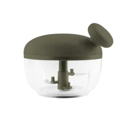 Fashion Hachoir Green Tool Plastique Vert / Mini Hachoir Manuel - Fouet A Tirette / Materiau Durable - Unisexe Couteaux Et Planches À Découper