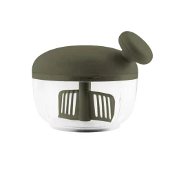 Fashion Hachoir Green Tool Plastique Vert / Mini Hachoir Manuel - Fouet A Tirette / Materiau Durable - Unisexe Couteaux Et Planches À Découper