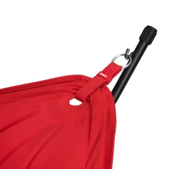 Best Hamac Avec Support Headdemock Superbe Tissu Rouge / Tissu Olefine - Avec Coussin - Unisexe Bains De Soleil Chaises Longues Et Hamacs