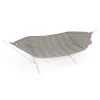 Online Hamac Avec Support Headdemock Superbe Tissu Gris Beige / Tissu Olefine Beige - Unisexe Bains De Soleil Chaises Longues Et Hamacs