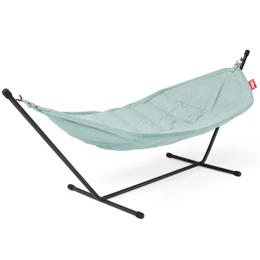 Store Hamac Avec Support Headdemock Superbe Tissu Vert / Tissu Olefine Vert - Avec Coussin - Unisexe Bains De Soleil Chaises Longues Et Hamacs