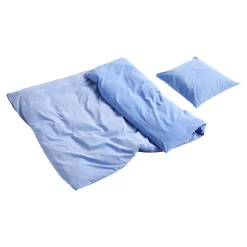 Flash Sale Housse De Couette 240 X 220 Cm Duo Tissu Bleu / Coton Oeko-Tex - Unisexe Linge De Lit