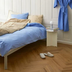 Flash Sale Housse De Couette 240 X 220 Cm Duo Tissu Bleu / Coton Oeko-Tex - Unisexe Linge De Lit