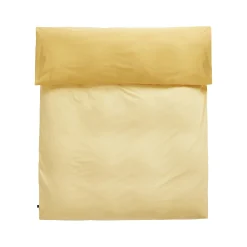 Best Housse De Couette 240 X 220 Cm Duo Tissu Jaune / Coton Oeko-Tex - Unisexe Linge De Lit