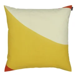 Store Housse De Coussin Savanni Tissu Jaune / 50 X 50 Cm - Unisexe Déco Textile