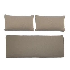 Shop Housse De Coussin  Tissu/ Pour Canape Mundo - Set De 3 Housses (Sans Garnissage) - Unisexe Déco Textile