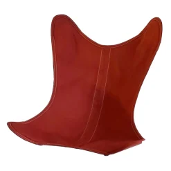 Best Sale Housse  Tissu Rouge Orange Coton Outdoor / Pour Fauteuil Aa Butterfly - Unisexe Fauteuils De Jardin