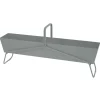 Hot Jardiniere Basket Metal Gris Longue / L 119 X H 54 Cm - Unisexe Pots Et Plantes