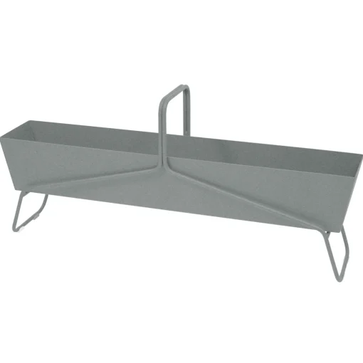 Hot Jardiniere Basket Metal Gris Longue / L 119 X H 54 Cm - Unisexe Pots Et Plantes