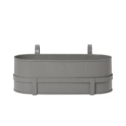 Fashion Jardiniere Bau Metal Gris / Avec Support - Metal / L 45 Cm - Unisexe Pots Et Plantes