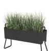 Cheap Jardiniere Greens Mini Metal Gris / Metal - L 100 X H 46 Cm - Unisexe Pots Et Plantes