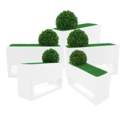 Clearance Jardiniere Lumineuse Lluna Plastique/ L 110 X H 65 Cm - Unisexe Mobilier Lumineux