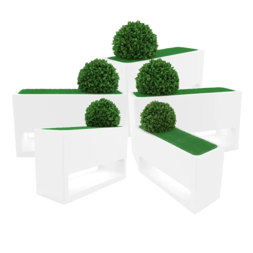 Clearance Jardiniere Lumineuse Lluna Plastique/ L 110 X H 65 Cm - Unisexe Mobilier Lumineux