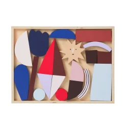 Shop Jeu De Construction Frame Art Bois/ Set 20 Pieces En Bois Fsc - Unisexe Jeux Et Loisirs